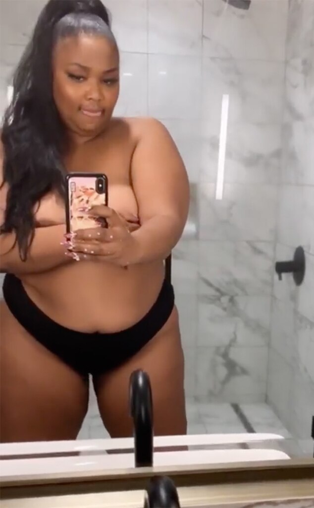 FAT woman in the shower. Chubby ass